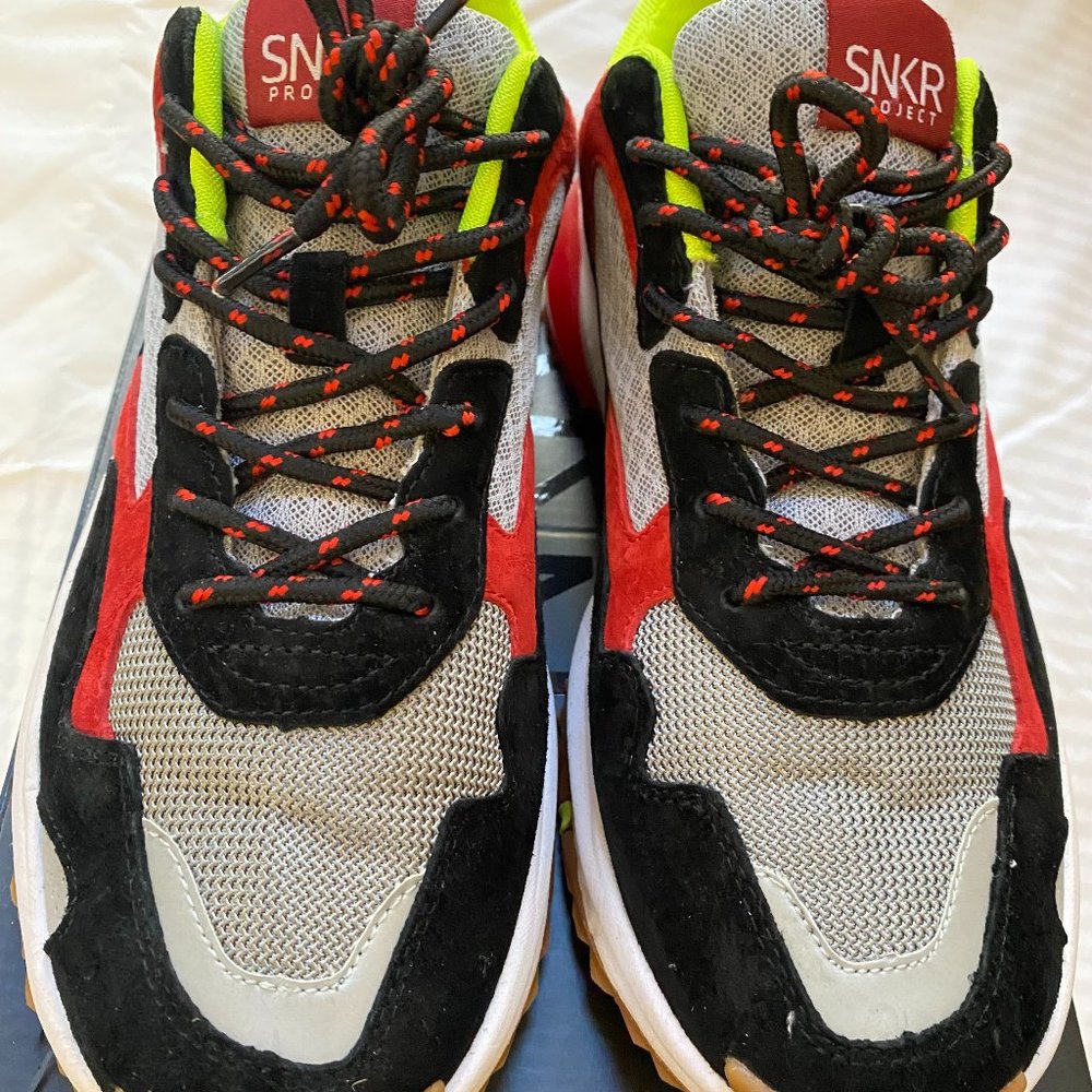 SNKR Project - Park Ave Trial Sneakers (Black/Red/Yellow) - MEN 11 (44)